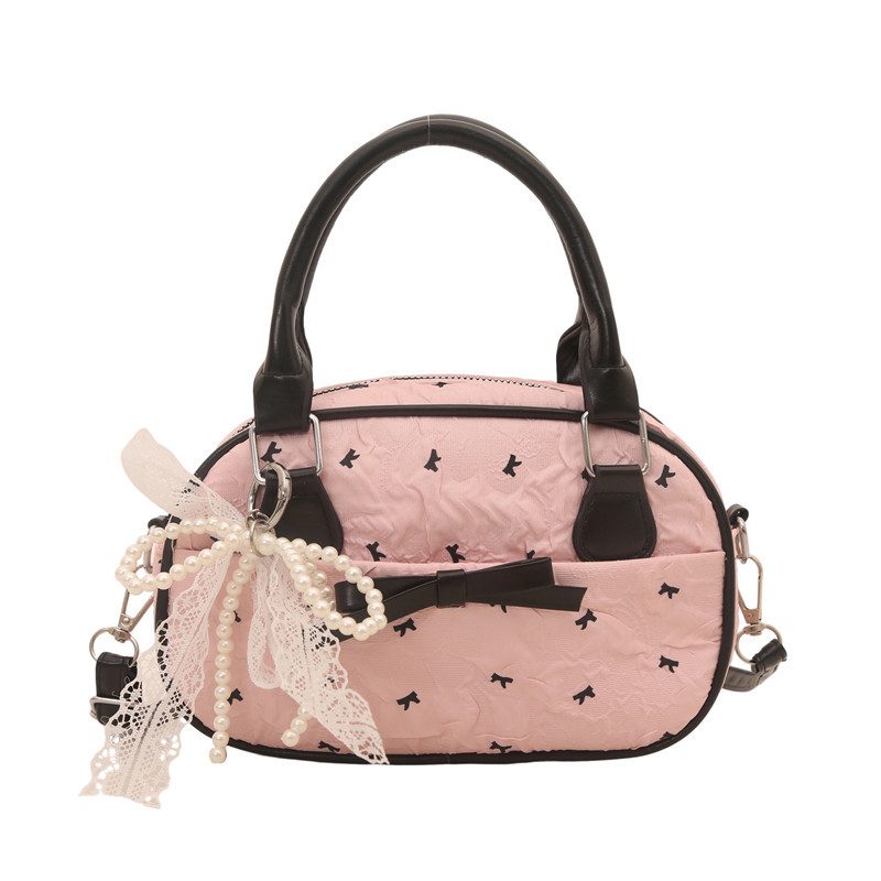 Vintage Bow Top-Handle Crossbody Bag view 7