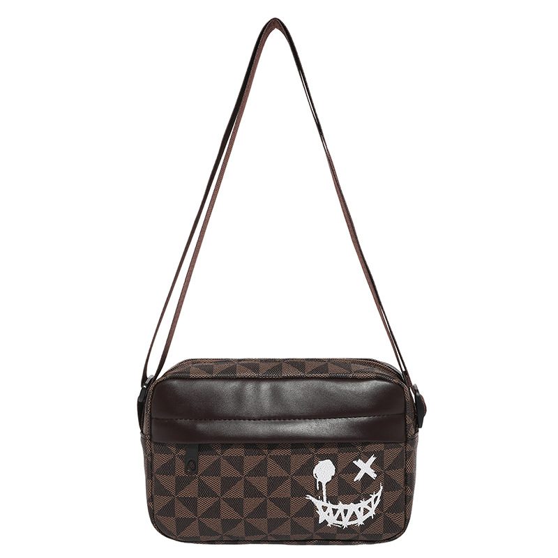 Patterned Square Crossbody Shoulder Bag view 7