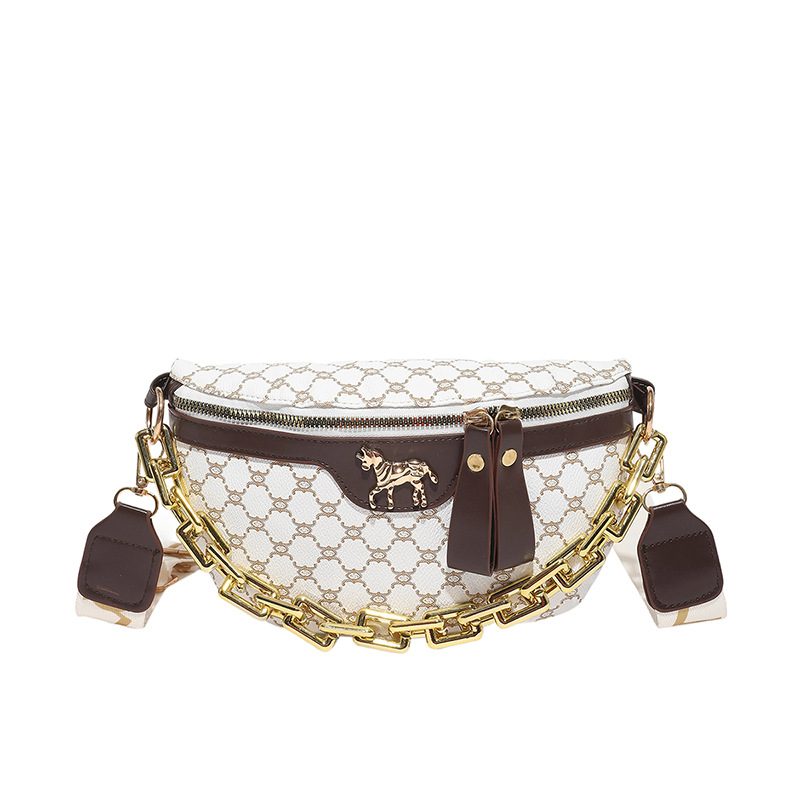 Wide-Strap Crossbody Chest Waist Bag view 6