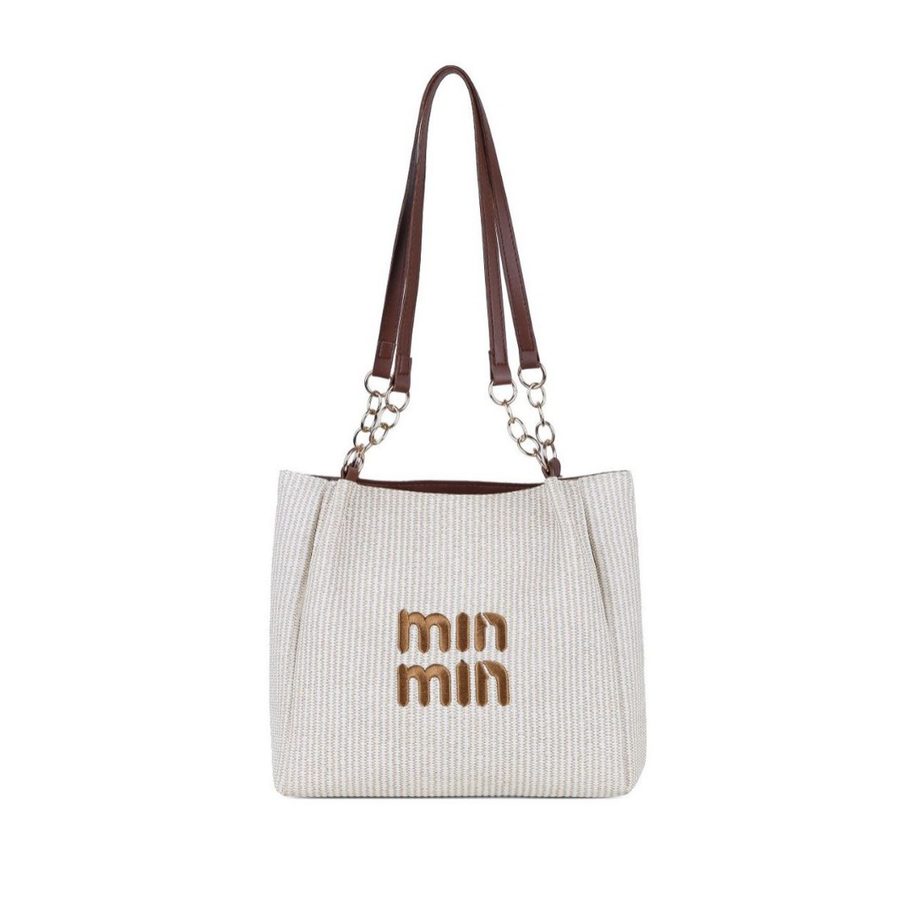 Woven Beach Crossbody Top-Handle Bag view 5