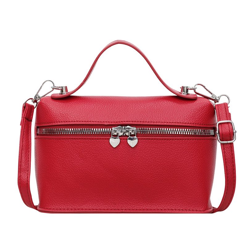 Compact Top-Handle Crossbody Box Bag view 10