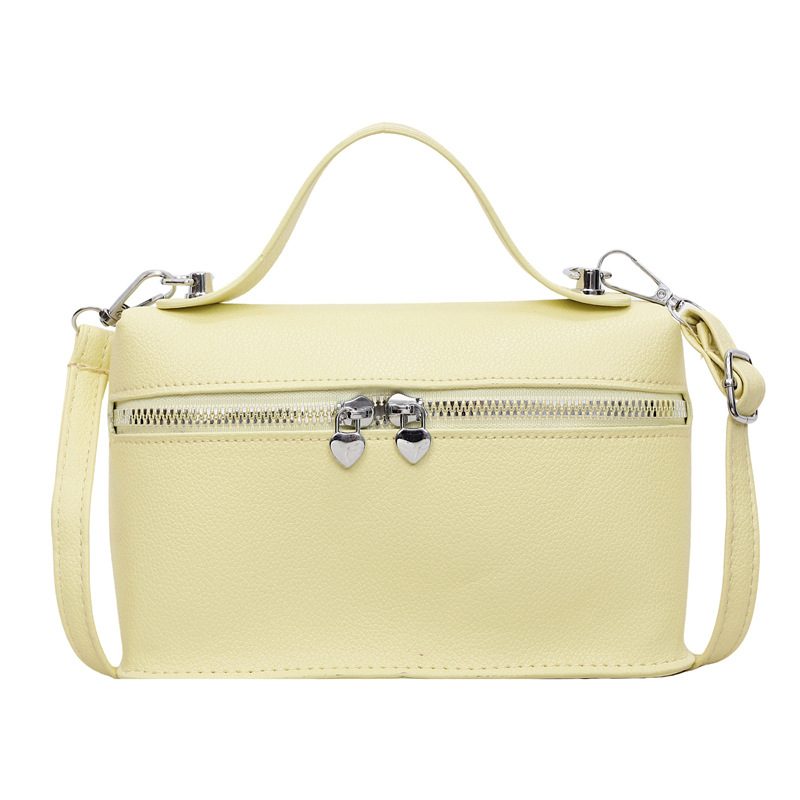 Compact Top-Handle Crossbody Box Bag view 7