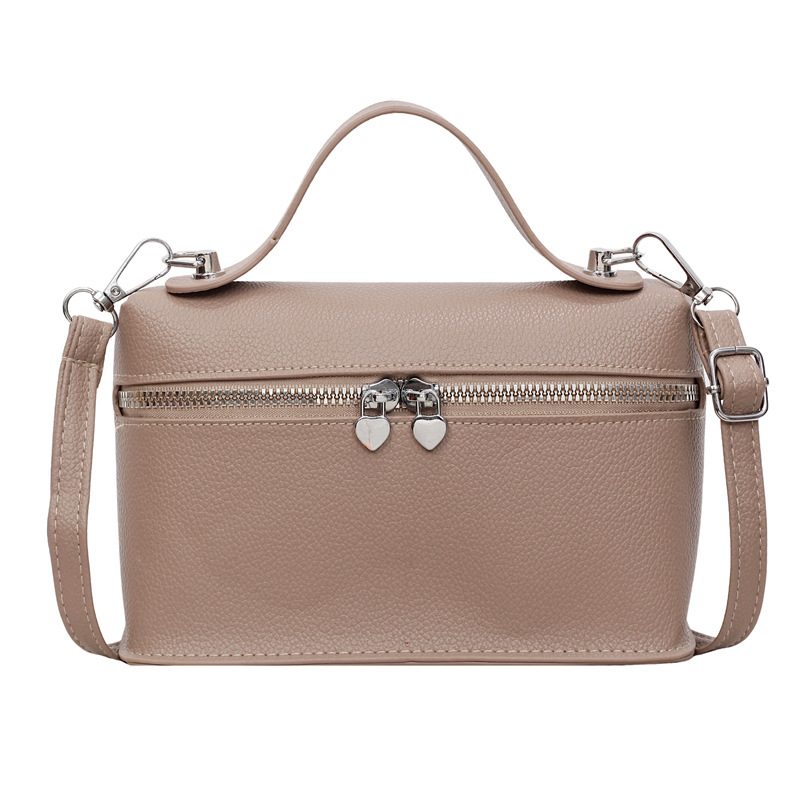 Compact Top-Handle Crossbody Box Bag view 8