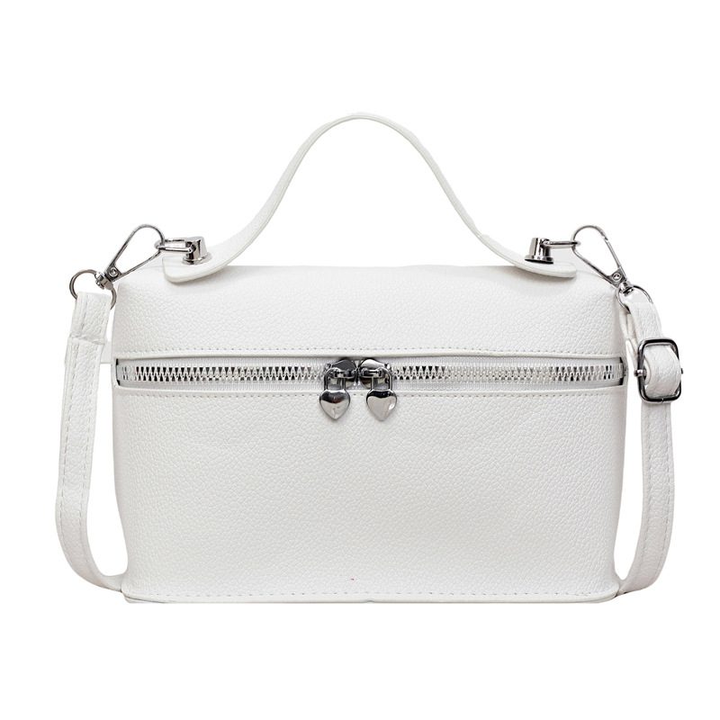 Compact Top-Handle Crossbody Box Bag view 9