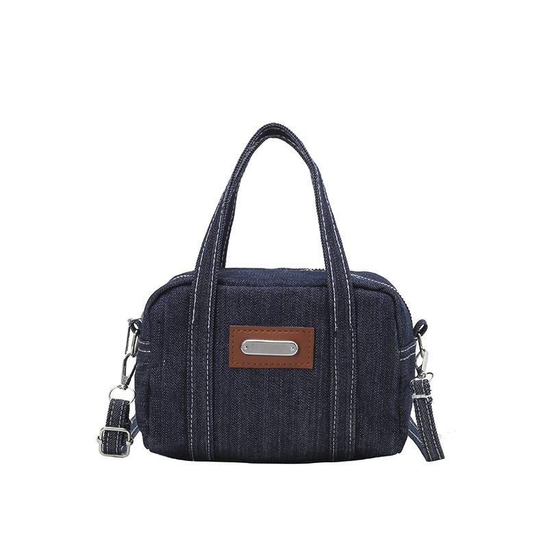Washed Denim Pillow Crossbody Bag view 5
