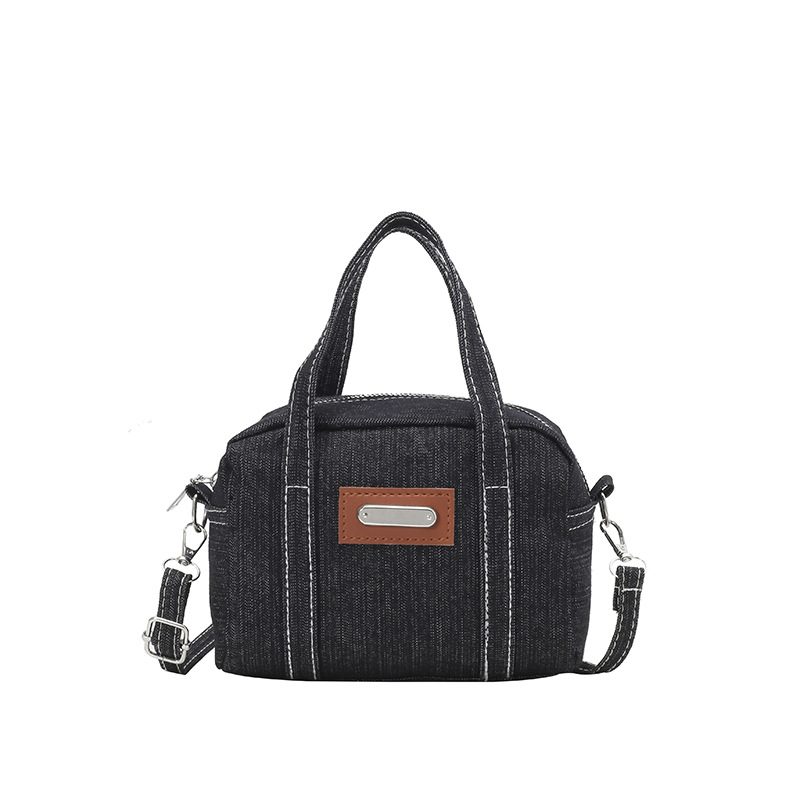 Washed Denim Pillow Crossbody Bag view 7