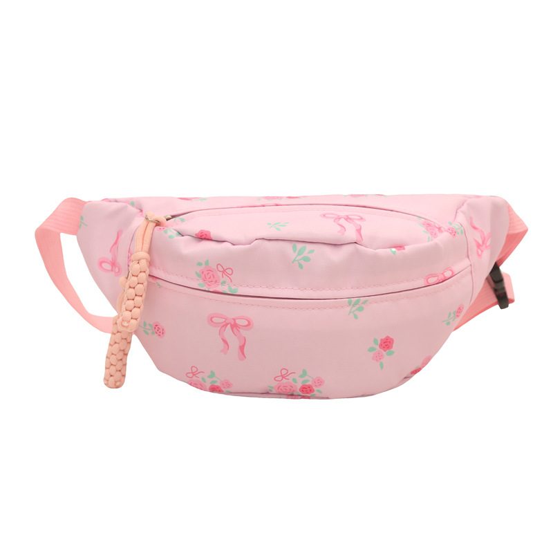 Printed Nylon Crossbody Chest Bag view 5