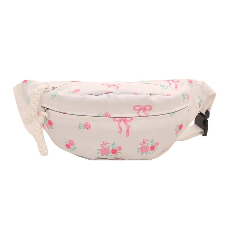 Printed Nylon Crossbody Chest Bag view 7