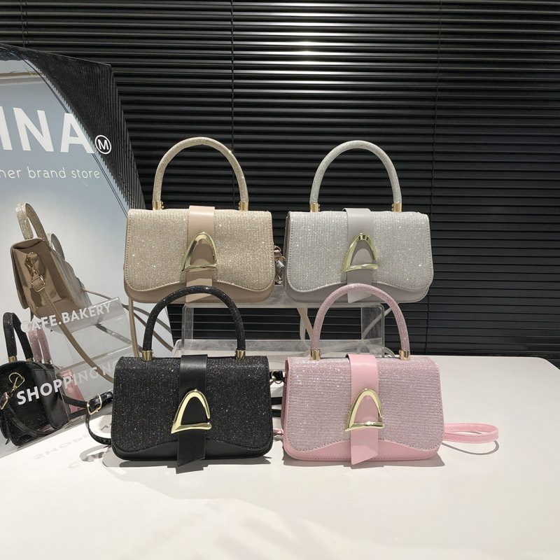 Color Block Mini Square Crossbody Bag