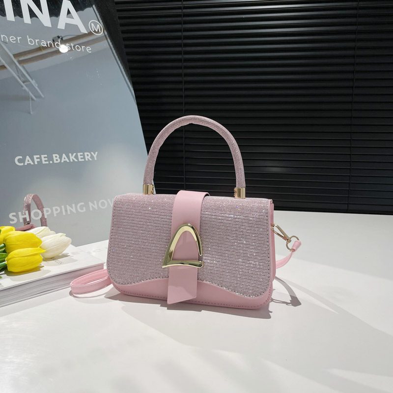 Color Block Mini Square Crossbody Bag view 3