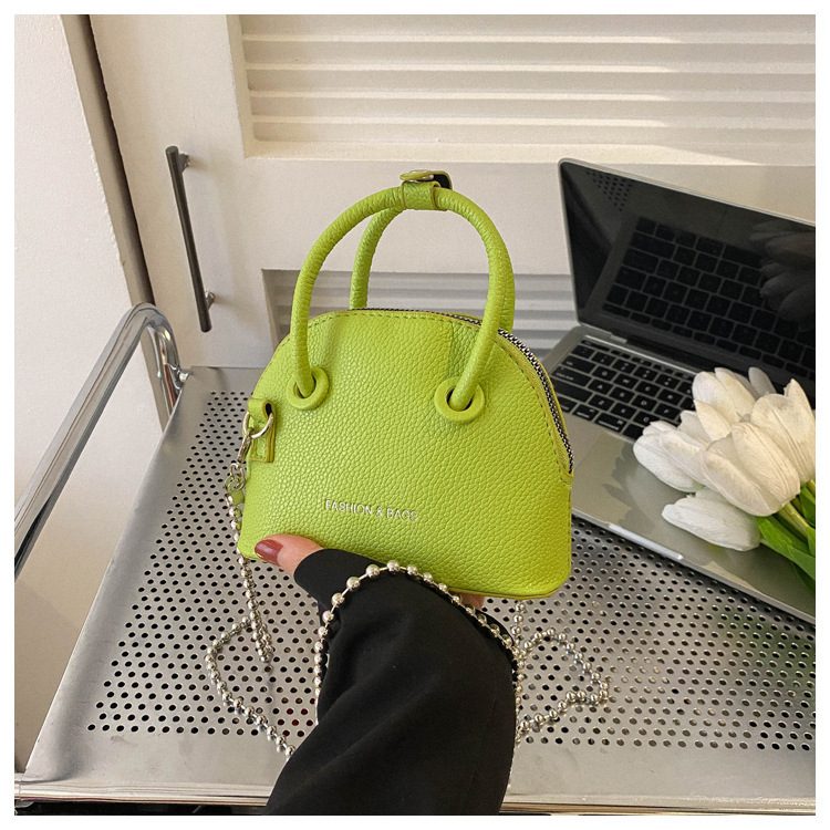 Litchi Grain Mini Shell Chain Bag view 2