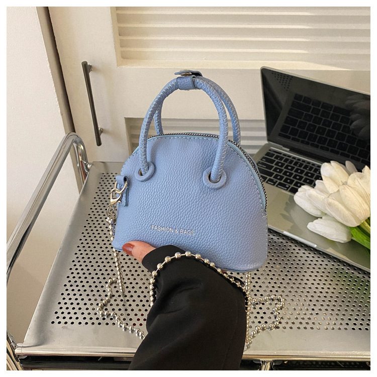 Litchi Grain Mini Shell Chain Bag view 4