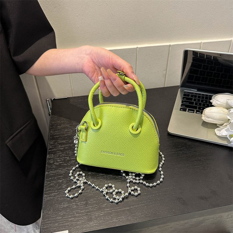 Litchi Grain Mini Shell Chain Bag view 8