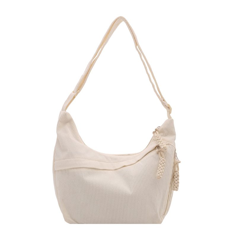 Canvas Dumpling Crossbody Shoulder Bag view 6