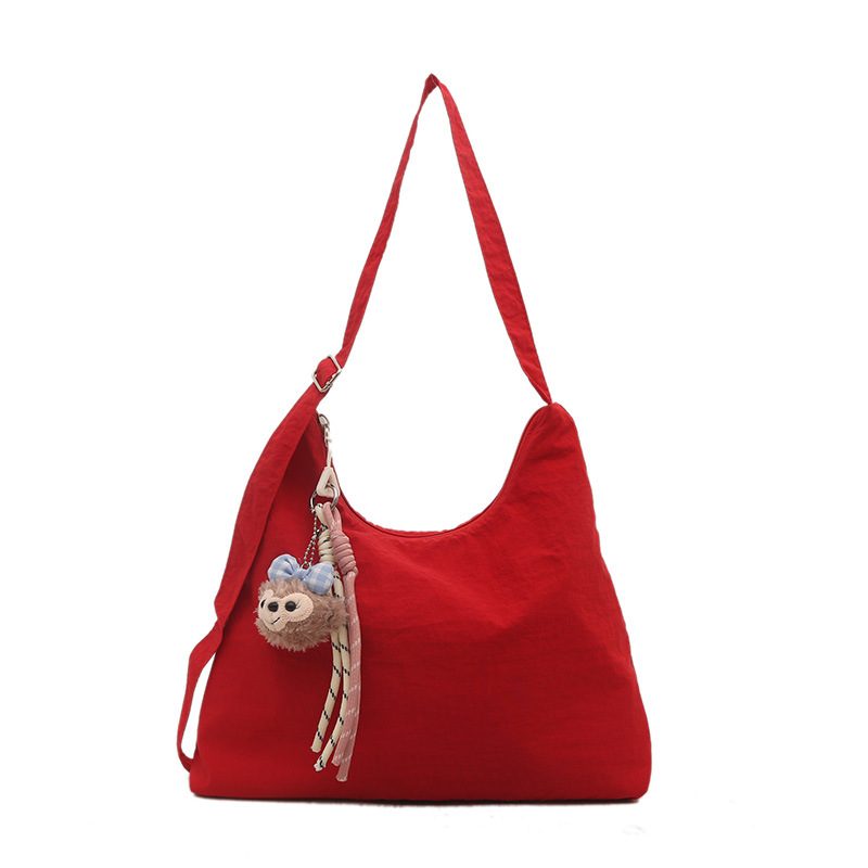 Striped Canvas Crossbody Shoulder Bag view 6