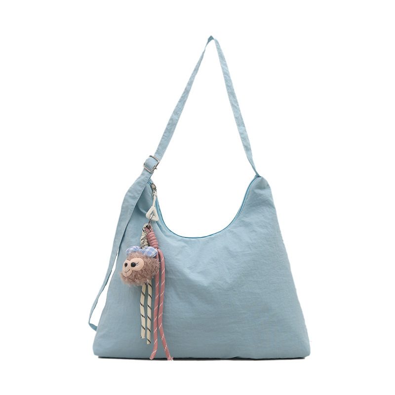 Striped Canvas Crossbody Shoulder Bag view 7