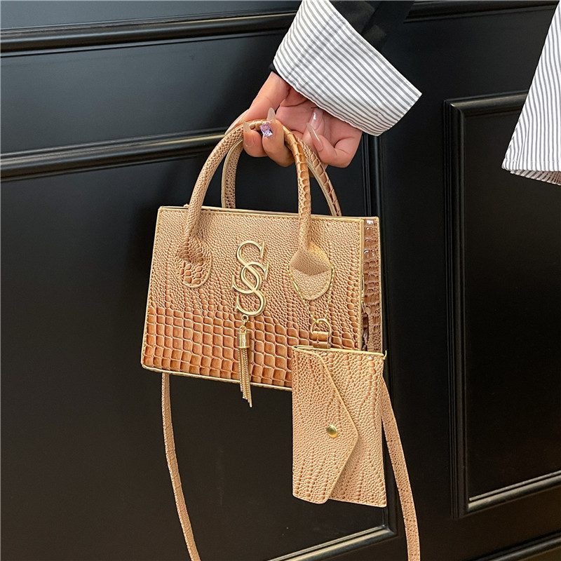 Minimalist Top-Handle Crossbody Bag view 3