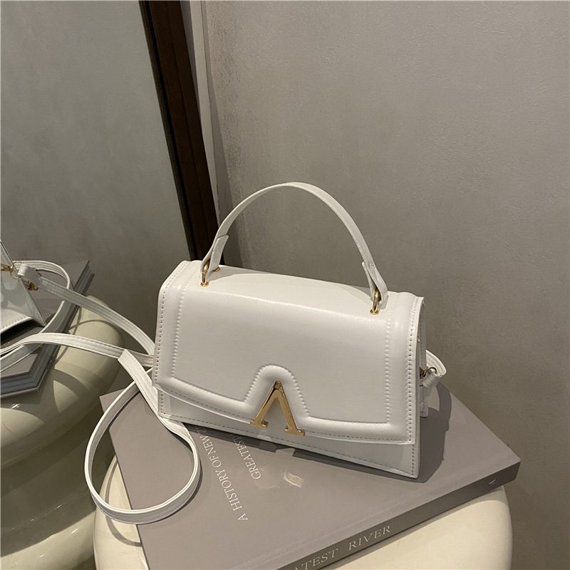Minimalist French Crossbody Top-Handle Bag view 2