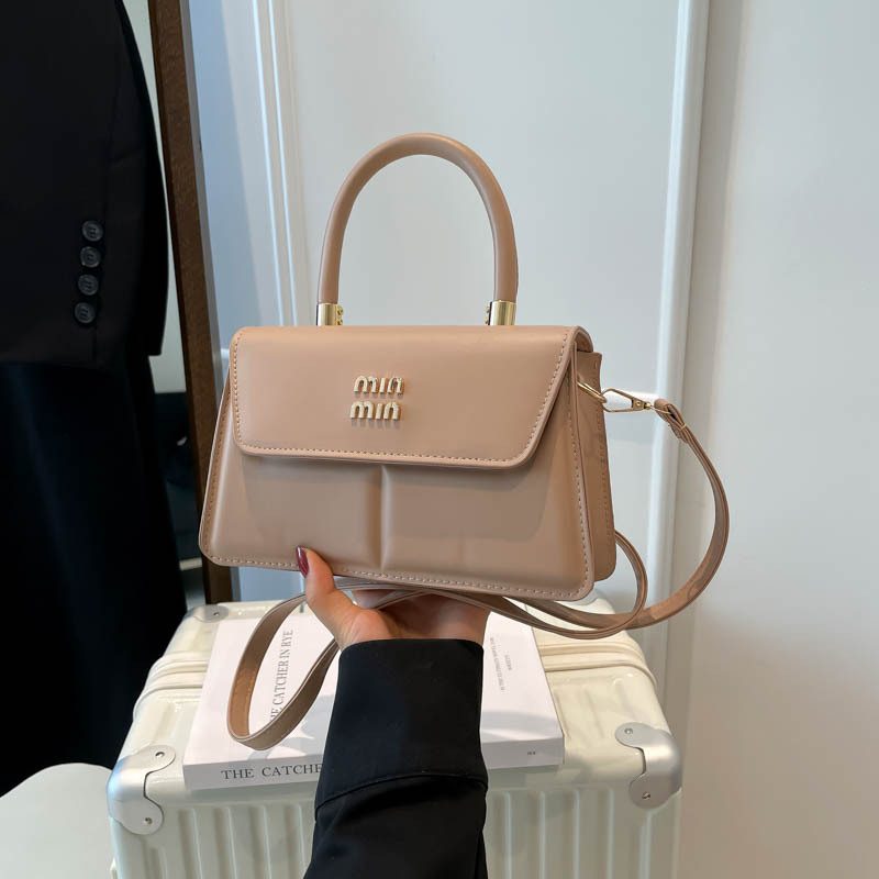 Solid Color Crossbody Small Square Bag view 2
