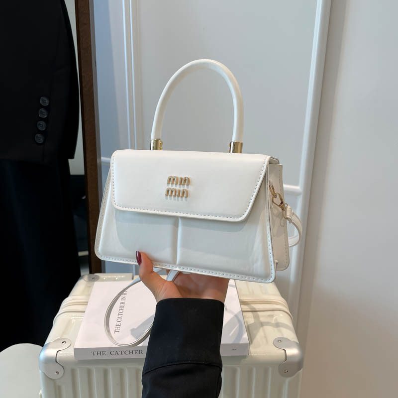 Solid Color Crossbody Small Square Bag view 3