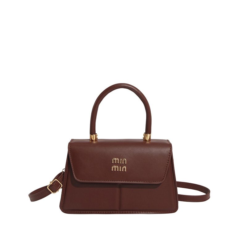 Solid Color Crossbody Small Square Bag view 7