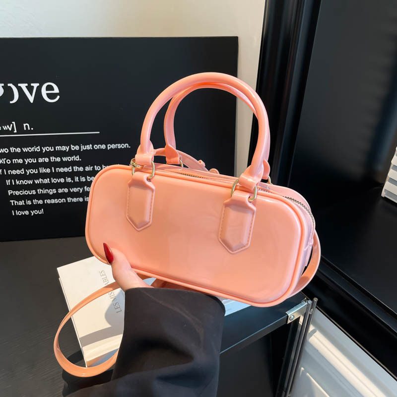 Macaron Color Crossbody Top-Handle Bag view 3