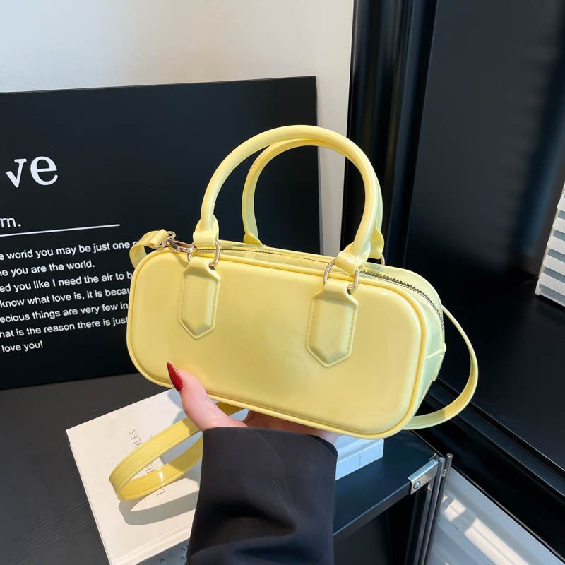 Macaron Color Crossbody Top-Handle Bag view 4