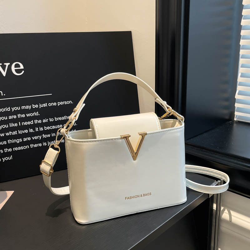 Minimalist Top-Handle Crossbody Bag view 3