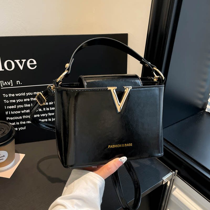 Minimalist Top-Handle Crossbody Bag view 4