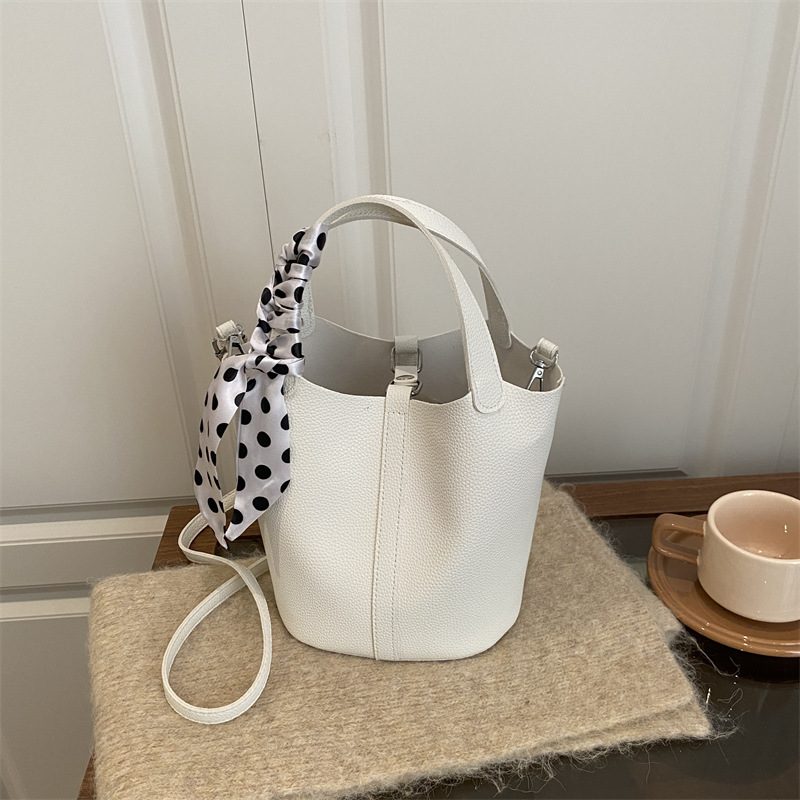 Solid Color Retro Crossbody Shoulder Bag view 3