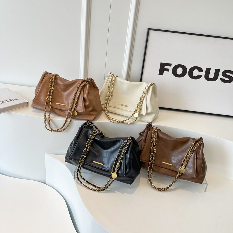 Chain Retro Crossbody Tote Bag
