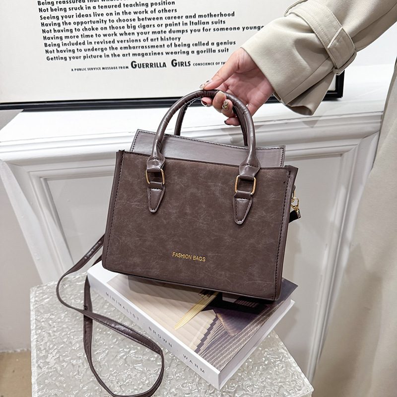 Versatile Minimalist Crossbody Top-Handle Bag view 3