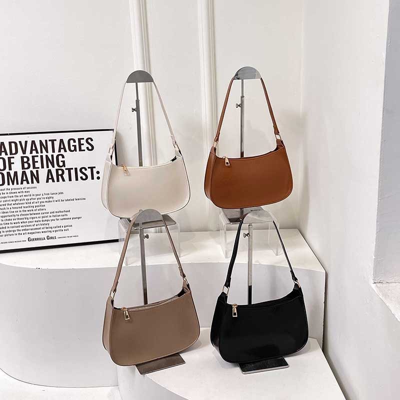 Vintage Minimalist Square Shoulder Underarm Bag