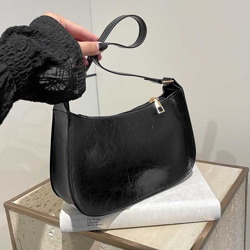 Vintage Minimalist Square Shoulder Underarm Bag view 2