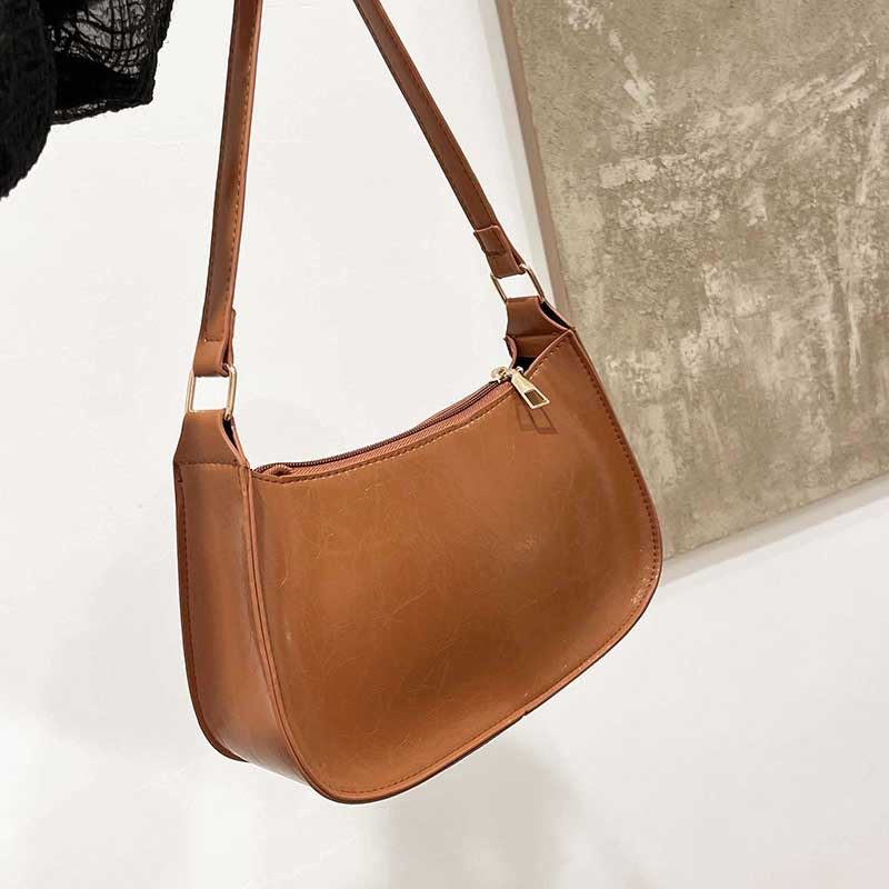 Vintage Minimalist Square Shoulder Underarm Bag view 3