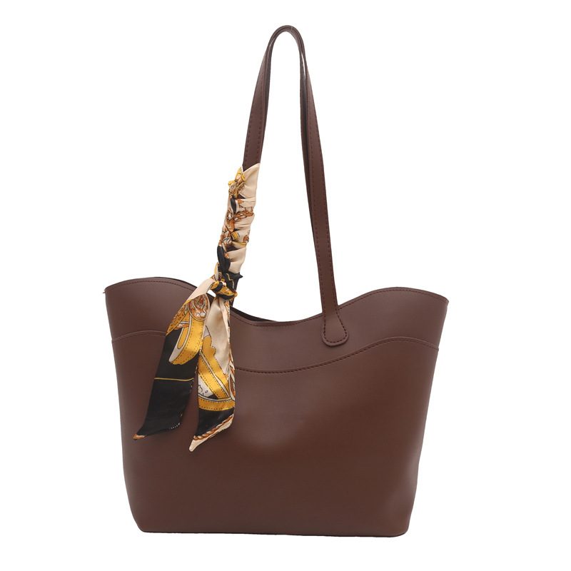 Textured Minimalist Tote Crossbody Bag view 8