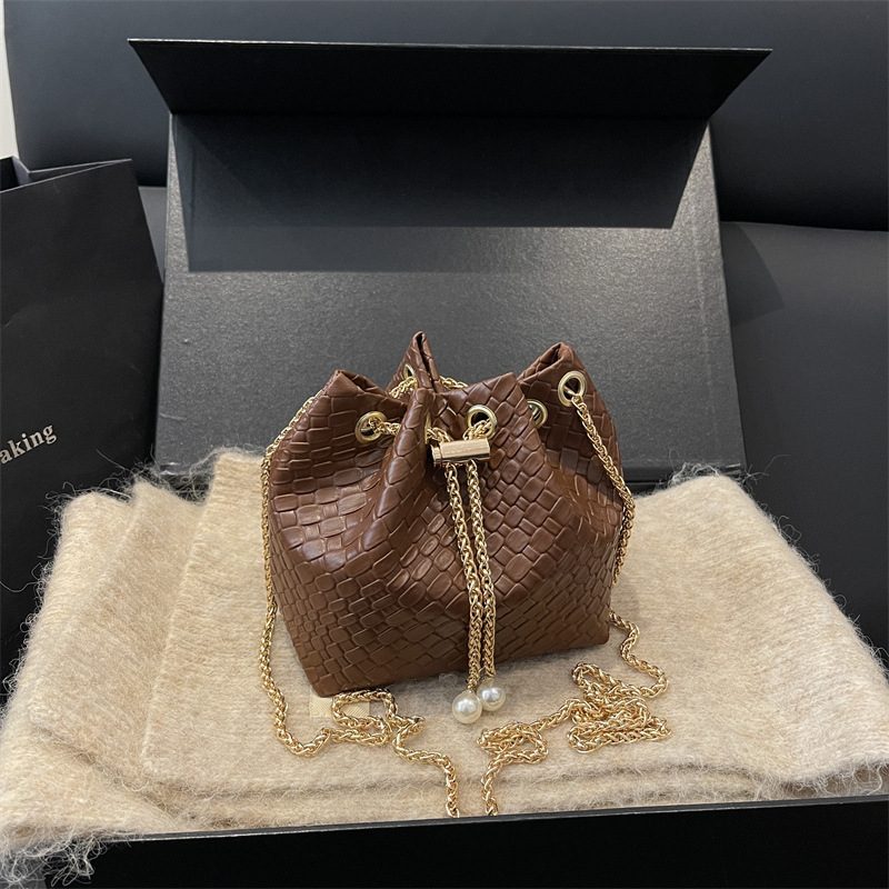 Chain Quilted Shoulder Crossbody Bag view 3