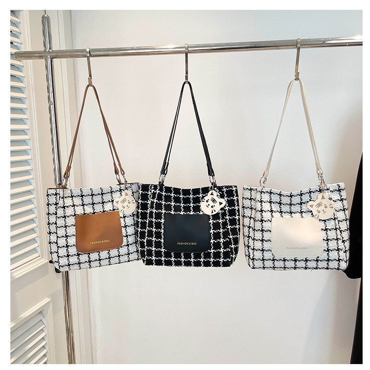 Large Capacity Minimalist Crossbody Top-Handle Tote Bag