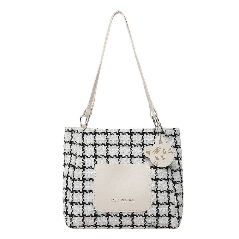 Large Capacity Minimalist Crossbody Top-Handle Tote Bag view 5