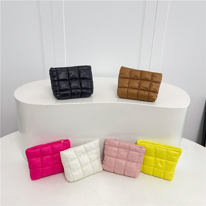 Minimalist Color Block Square Clutch Bag