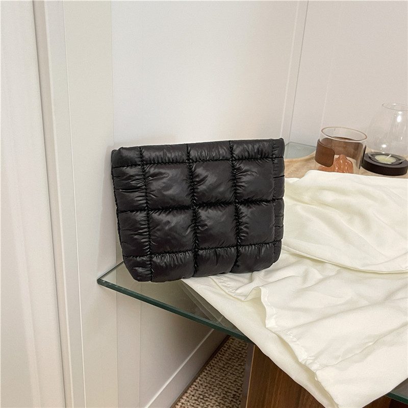 Minimalist Color Block Square Clutch Bag view 3