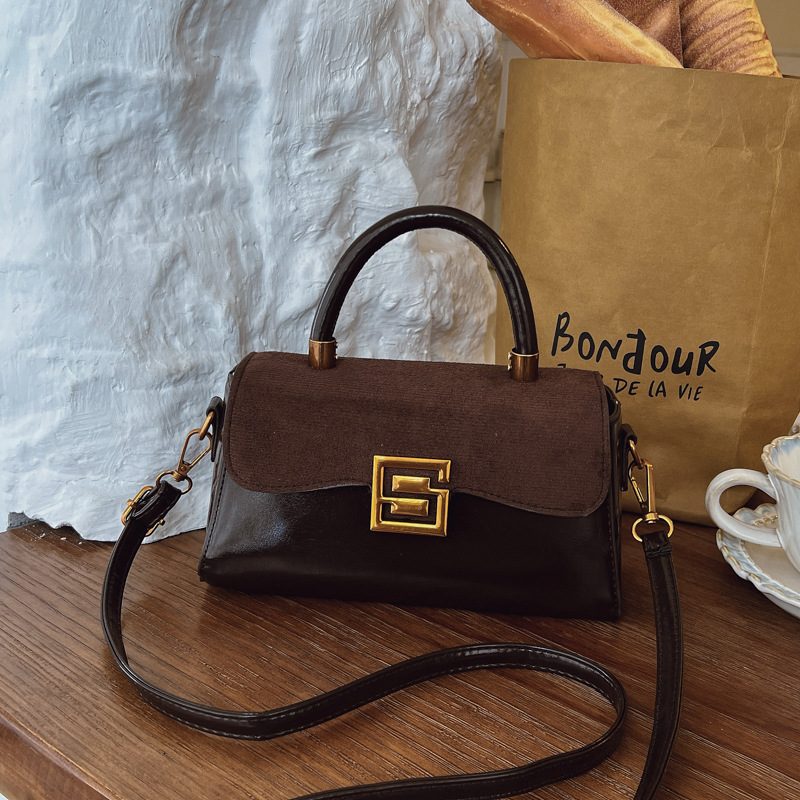 Vintage Matte Square Crossbody Bag view 2