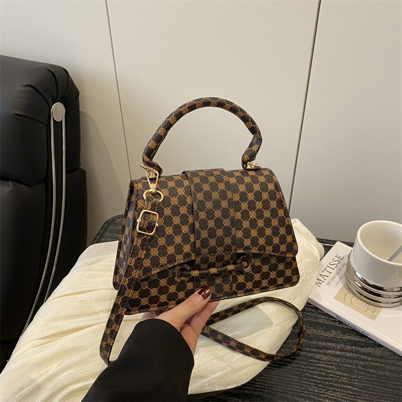 Printed Letter Large Capacity Crossbody Square Bag view 2