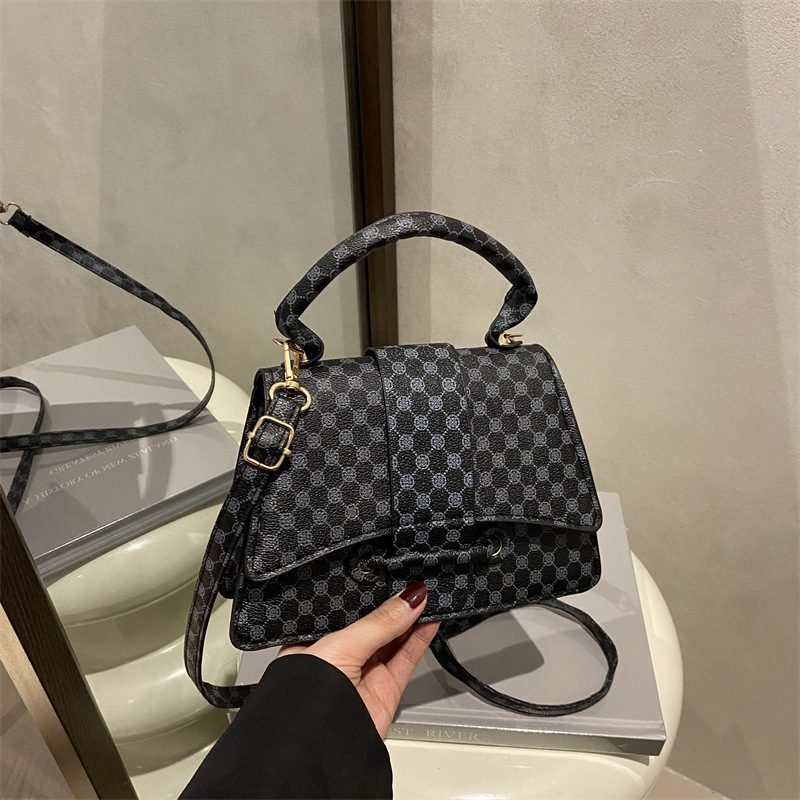 Printed Letter Large Capacity Crossbody Square Bag view 3