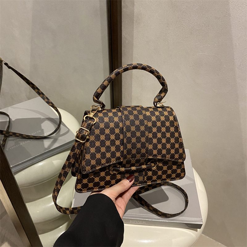Printed Letter Large Capacity Crossbody Square Bag view 4