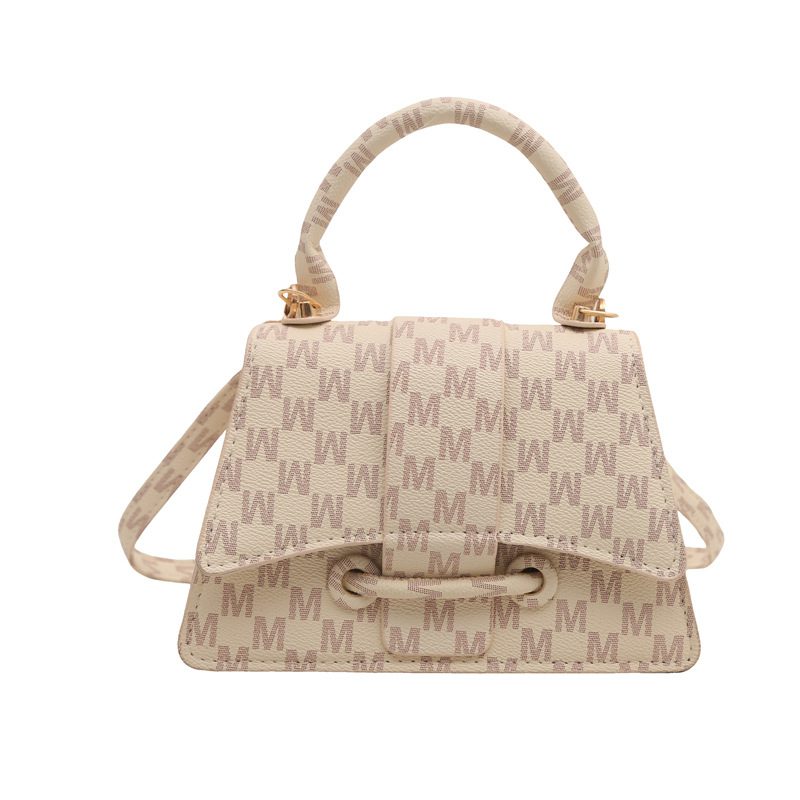 Printed Letter Large Capacity Crossbody Square Bag view 9