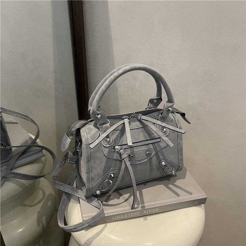 Vintage Studded Square Crossbody Bag view 4