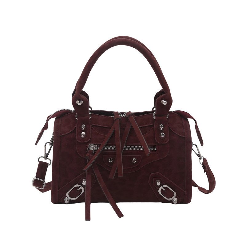 Vintage Studded Square Crossbody Bag view 9