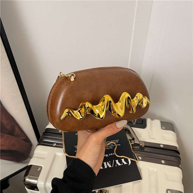 Chain Evening Box Crossbody Shoulder Bag view 4