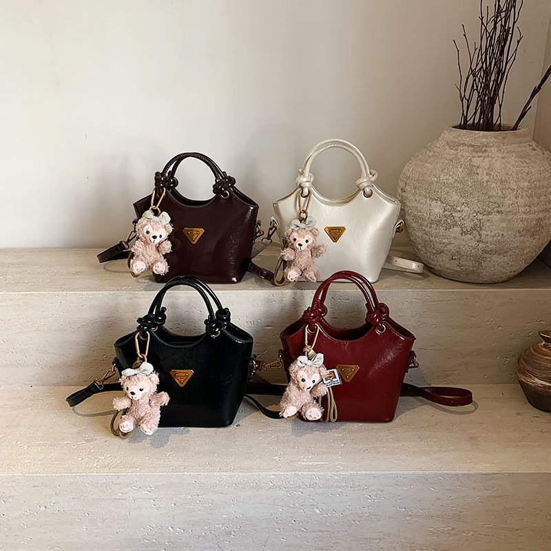 Minimalist Top-Handle Crossbody Shoulder Bag